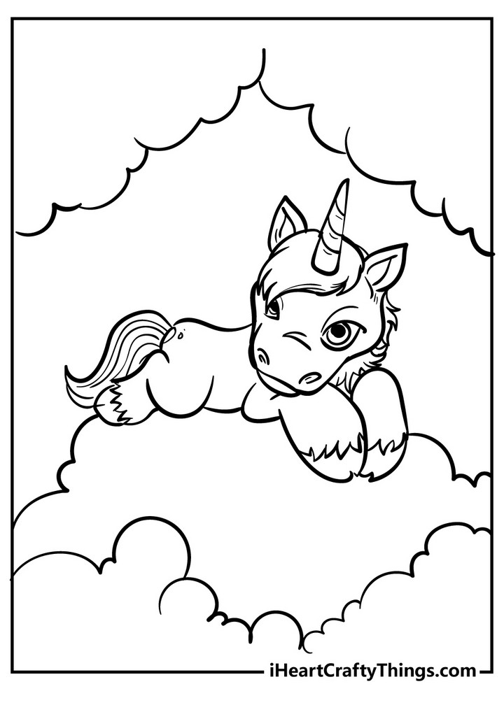 All New Magical Unicorn Coloring Pages