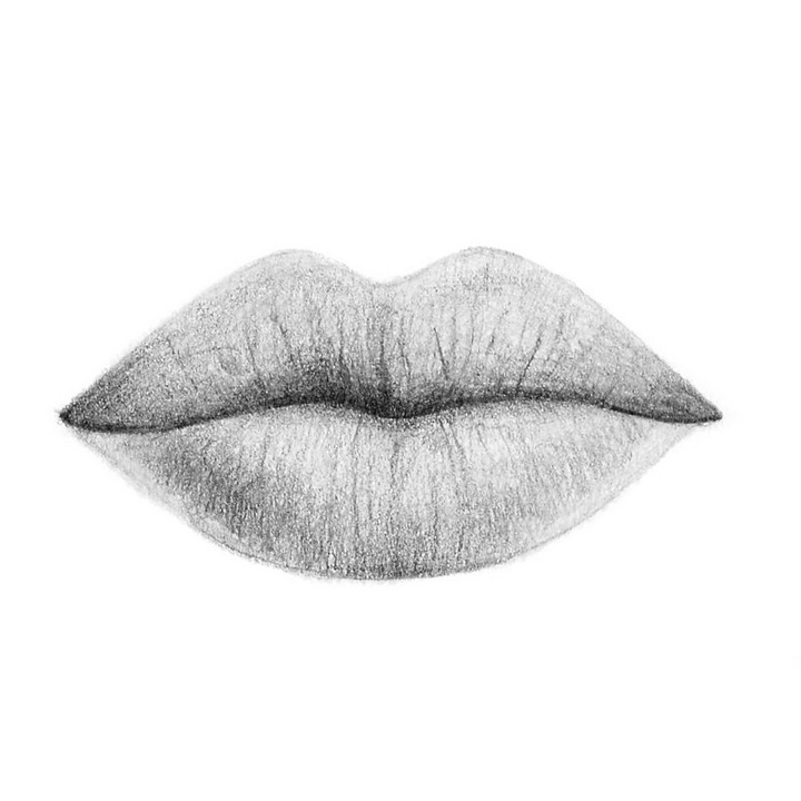 Draw Realistic Lips Step-by-step