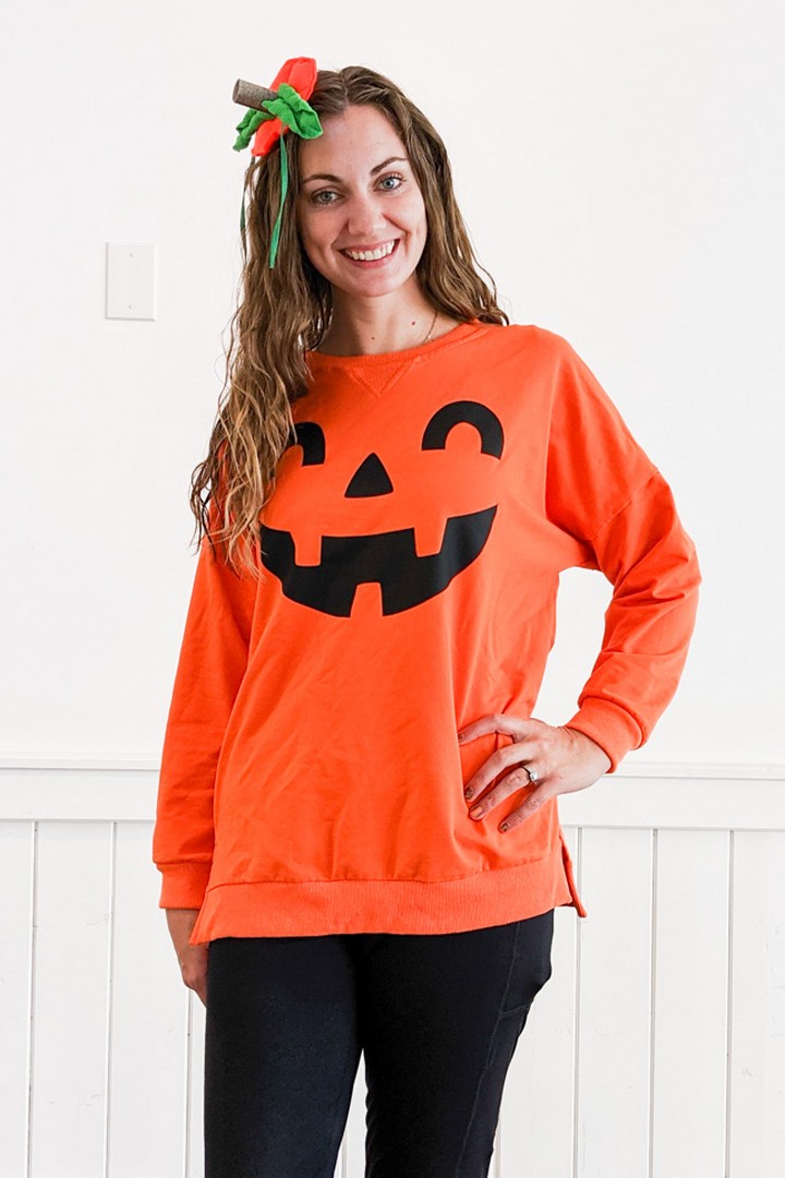 Easy DIY Pumpkin Costume For Adults
