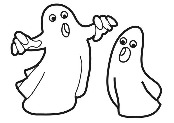 Free Printable Ghost Coloring Pages For Kids