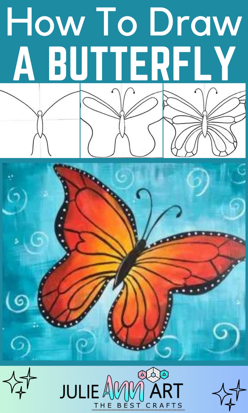 How To Draw A Butterfly