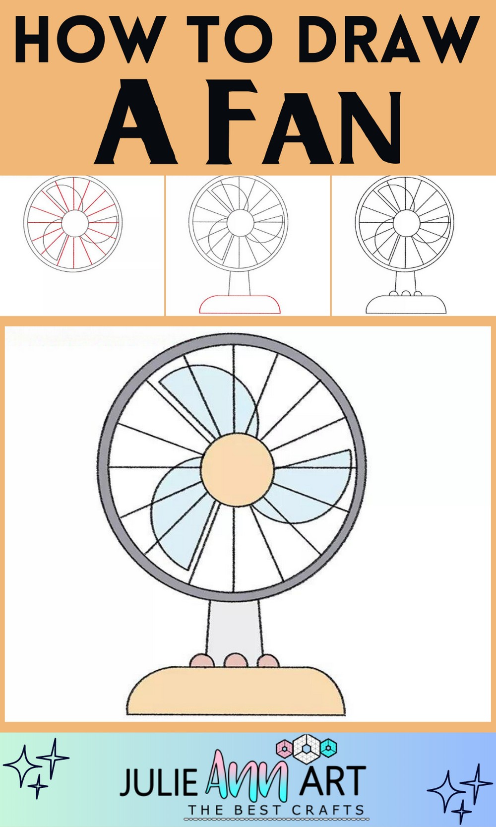 How To Draw A Fan