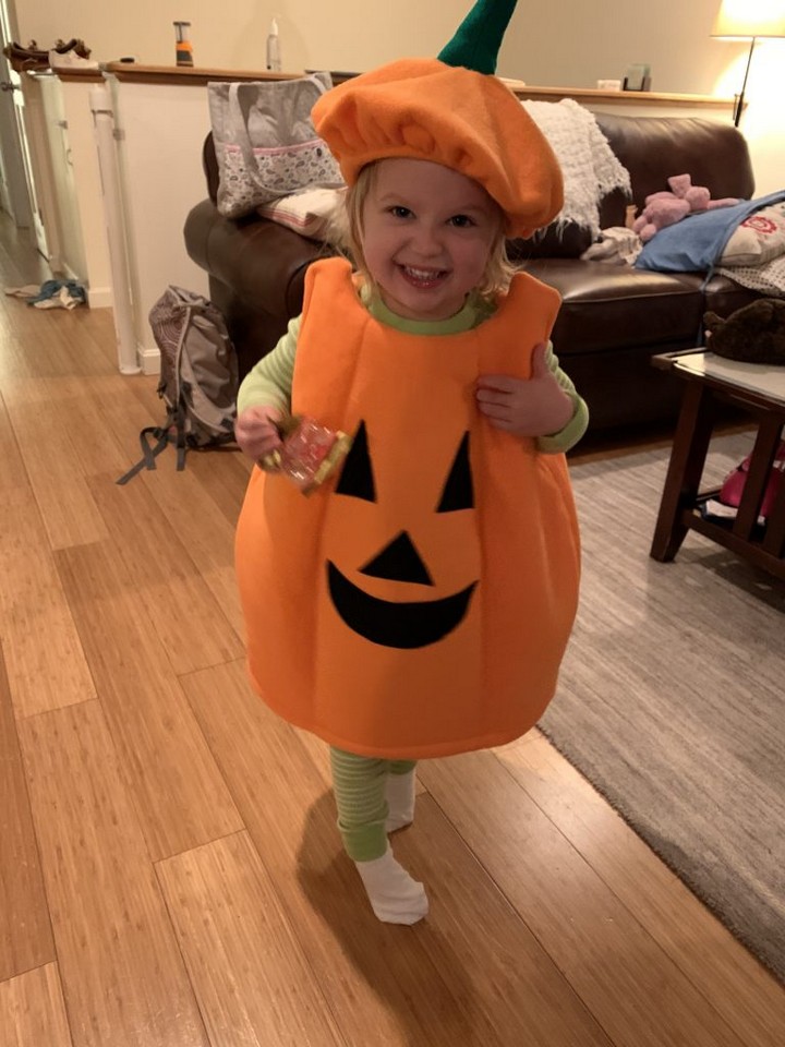 One Adorable Pumpkin Costume