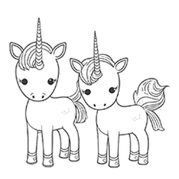 Unicorn Coloring Pages For Kids