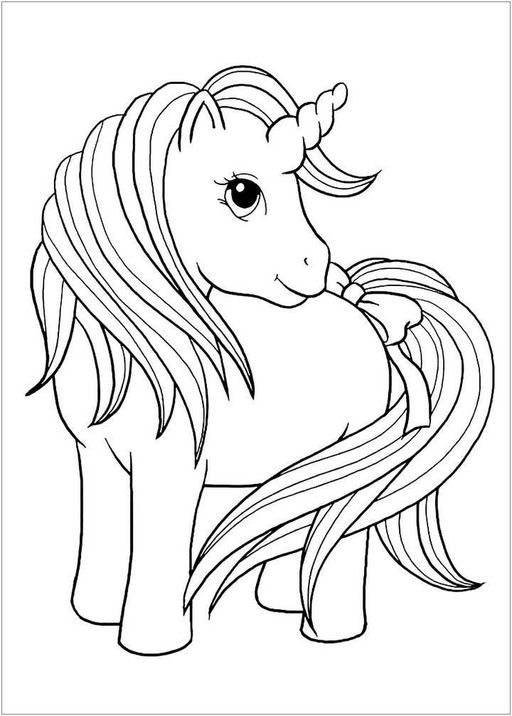 Unicorns Coloring Pages For Kids