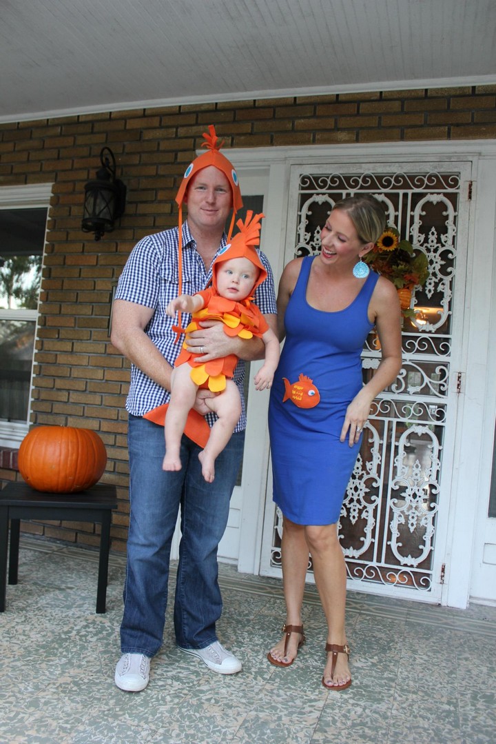 DIY Family Fish Halloween Costume