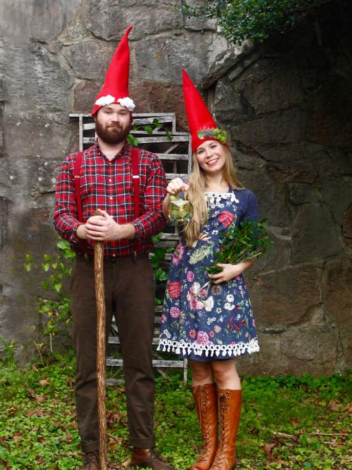 DIY Garden Gnome Halloween Costume