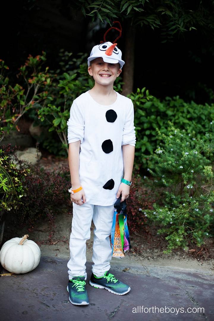 DIY Kids Olaf Costume