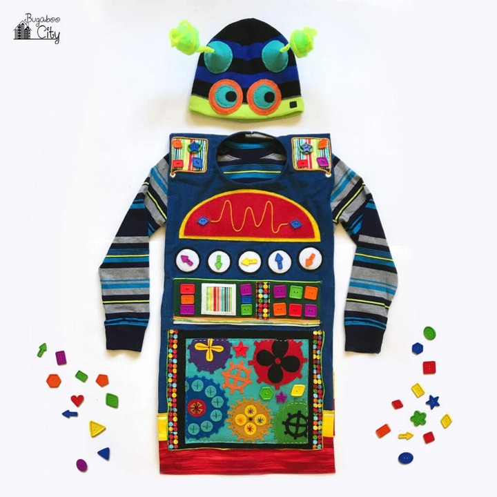 DIY Light-Up Robot Costume