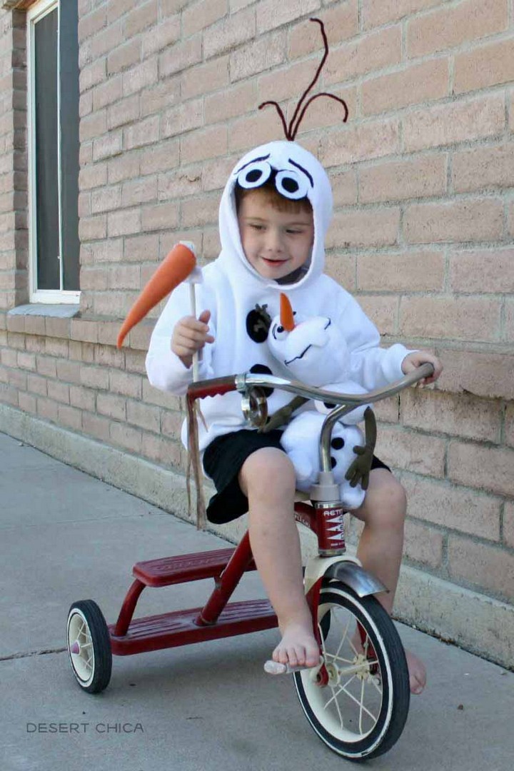 DIY Olaf Costume 1