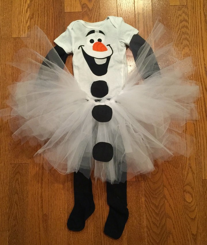 DIY Olaf Costume