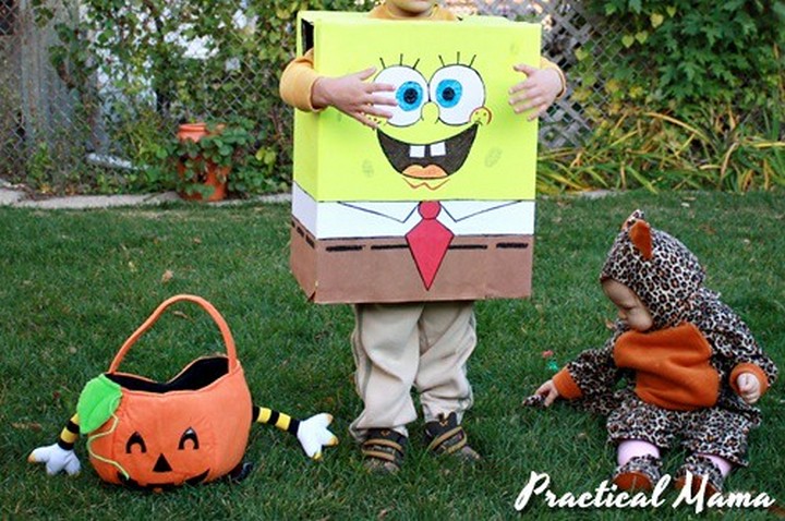 DIY Spongebob Squarepants Costume For Kids