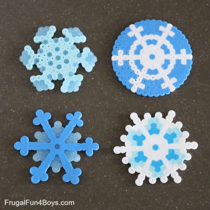 Design Beautiful Perler Bead Snowflakes