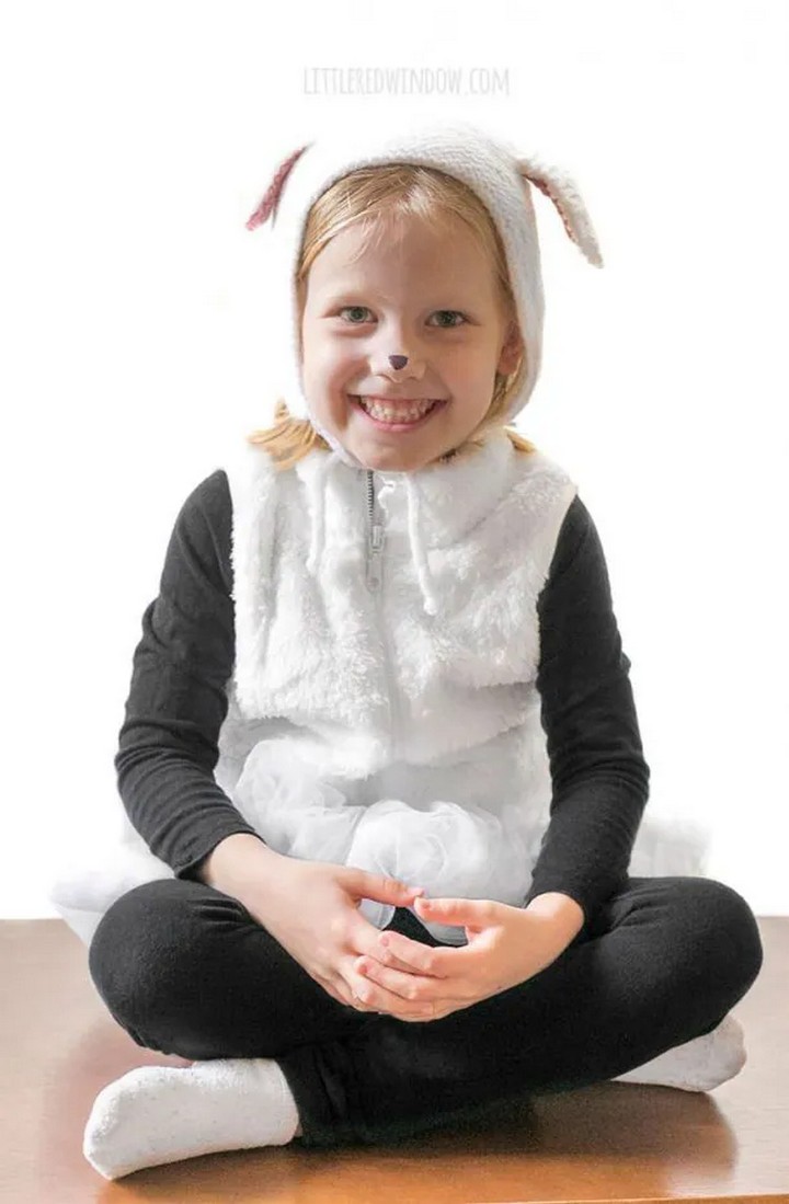 Easy DIY Sheep Costume