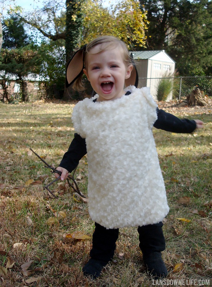 Halloween DIY Lamb Costume