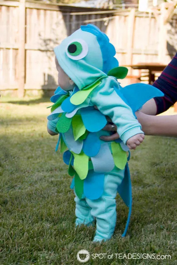 Handmade Halloween Infant Fish Costume