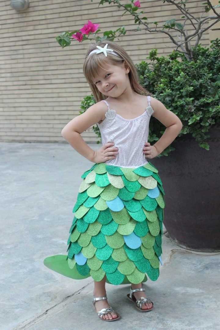 Homemade Mermaid Costume