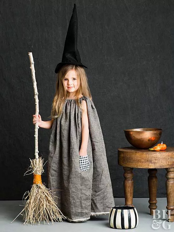 How To Make A Bewitchingly Easy Kid’s Witch Costume