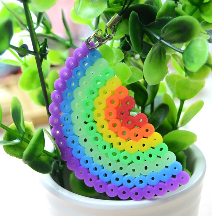 How To Make Perler Bead Rainbow Designs