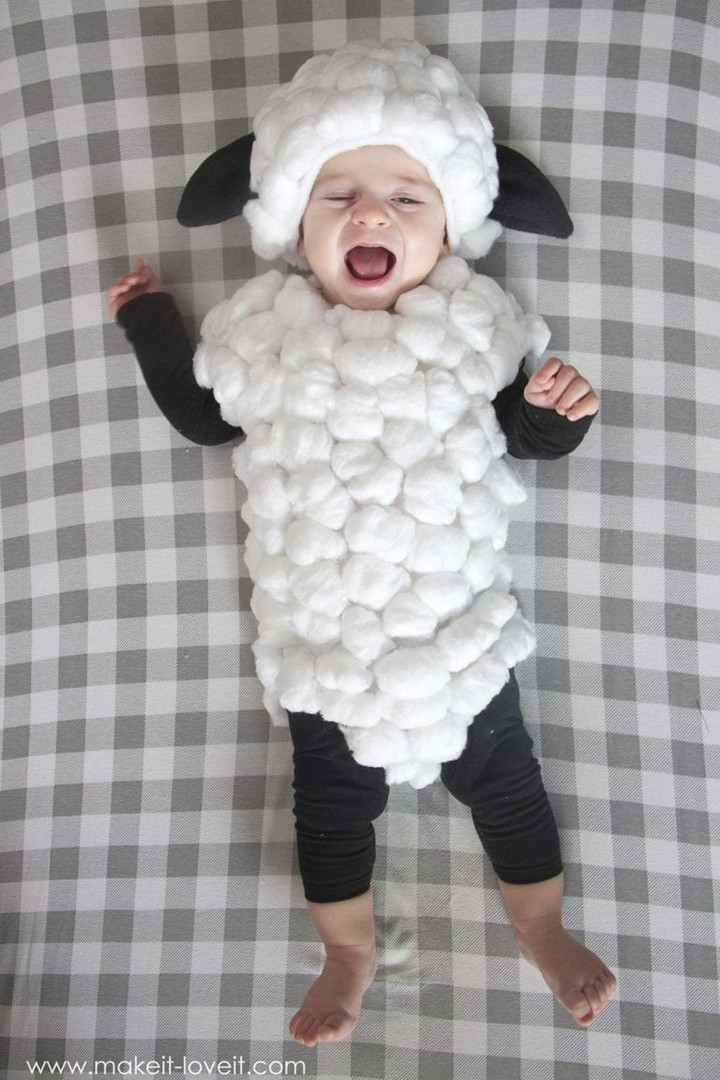 Make A Baby Lamb Costume