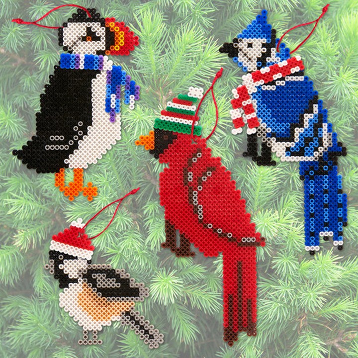 Mini Beads Bird Ornaments