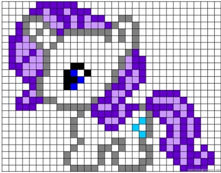 My Little Pony Perler Pattern