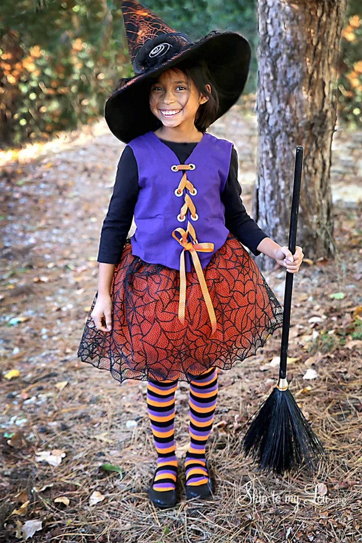 No Sew DIY Witch Costume