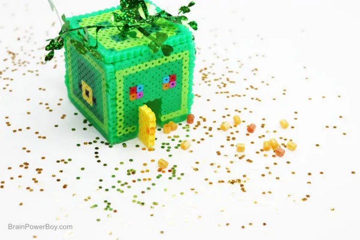 Perler Bead Leprechaun Trap A Fun Project For St. Patrick’s Day