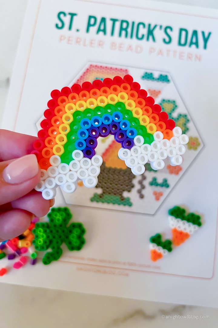 St. Patrick’s Day Perler Bead Pattern