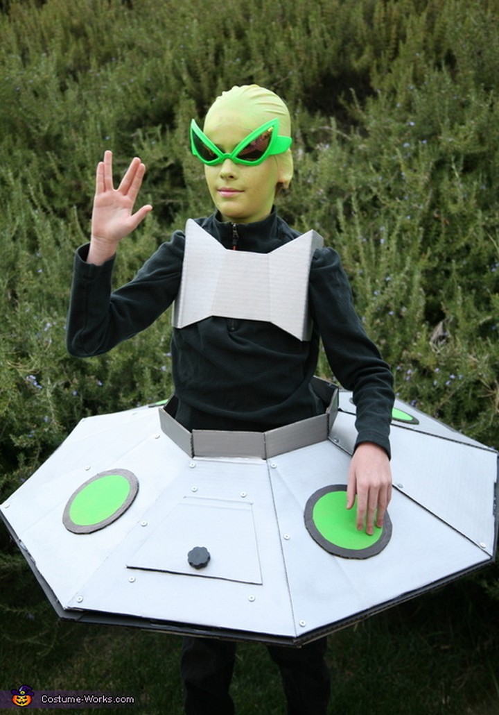 Alien In His Spaceship Costume