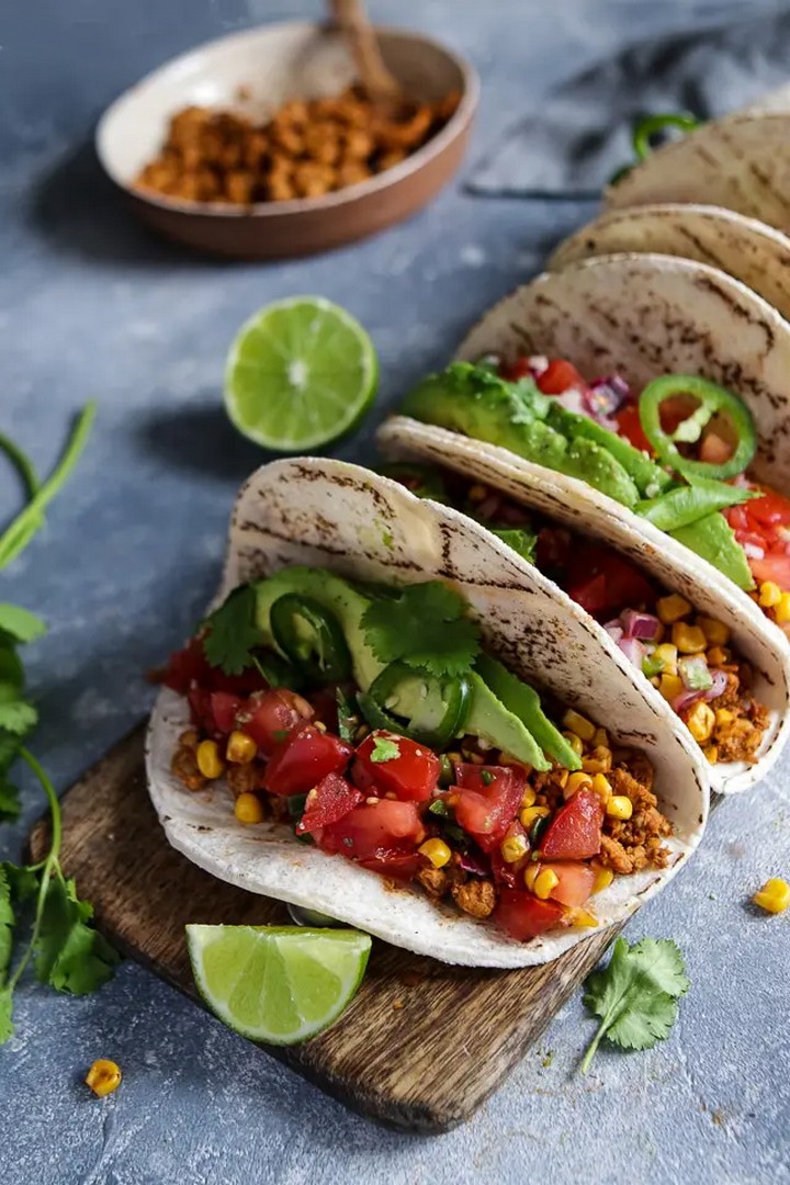 Easy Vegan Tacos With Tempeh Meat