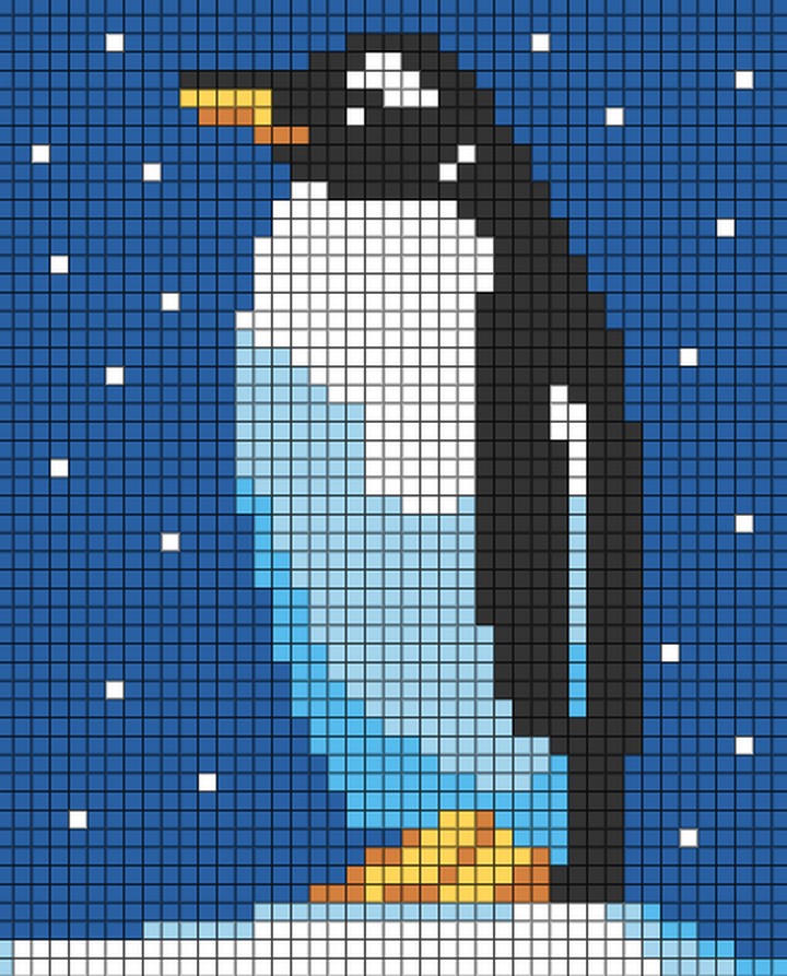 Emperor Penguin in Antarctica Design