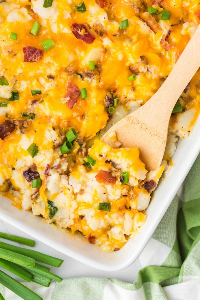 Leftover Baked Potato Casserole