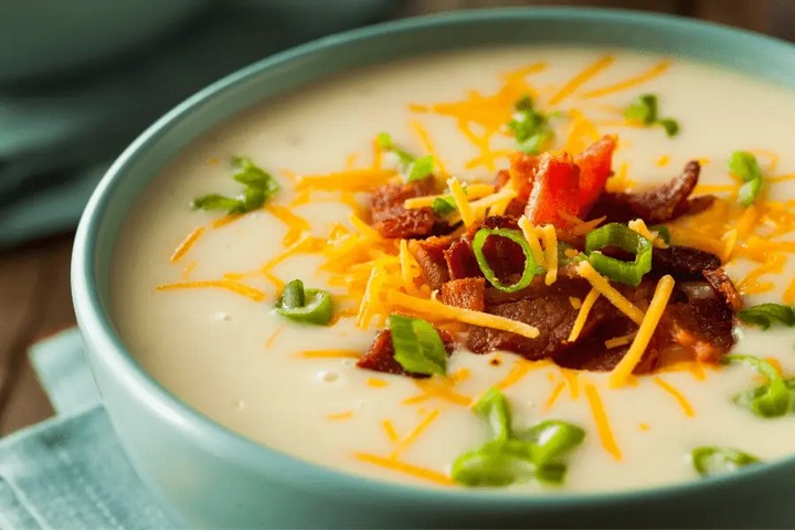 Loaded Leftover Baked Potato Soup