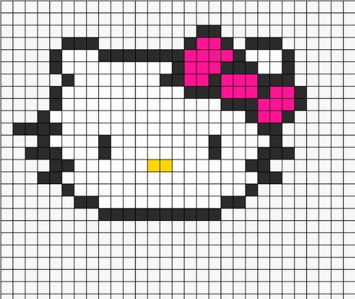 Perler Beads Hello Kitty