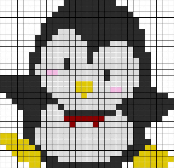Perler Penguin Perler Bead Pattern