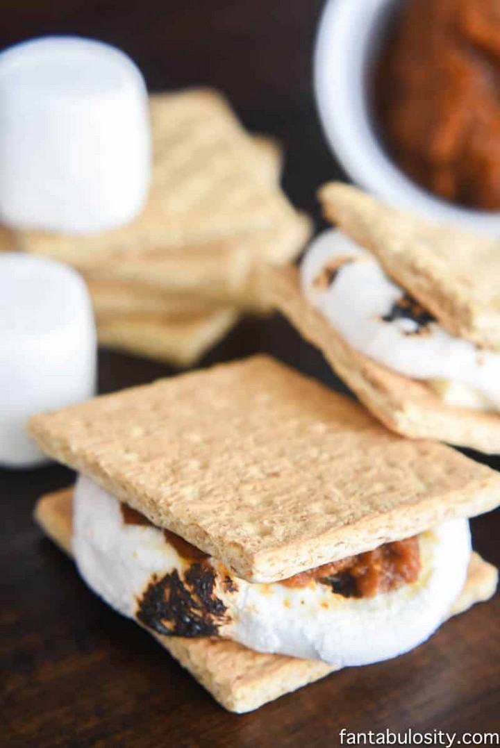 Pumpkin White Chocolate Smores