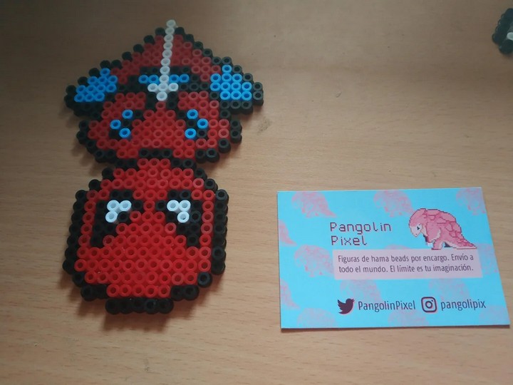 Spiderman In Perler Beads