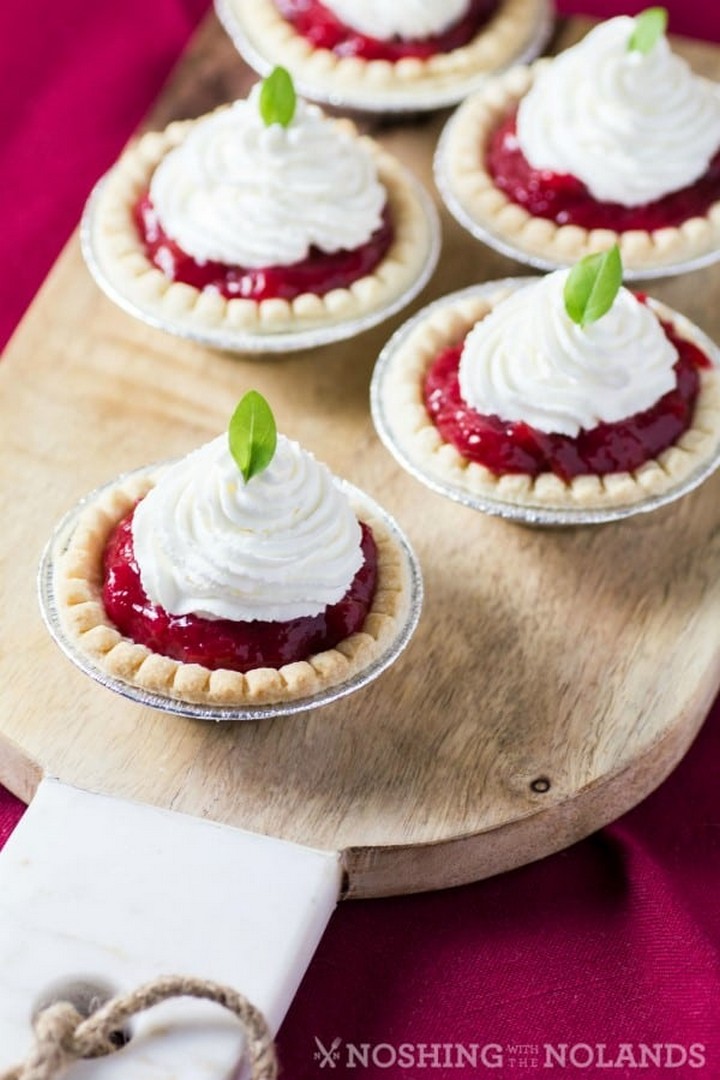 Super Easy Rhubarb Tarts
