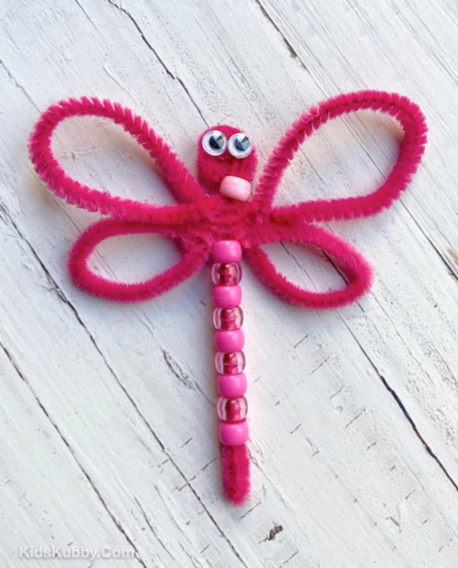 Beaded Pipe Cleaner Dragonflies