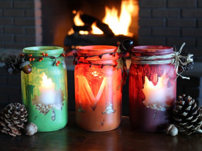 DIY Mason Jar Candles