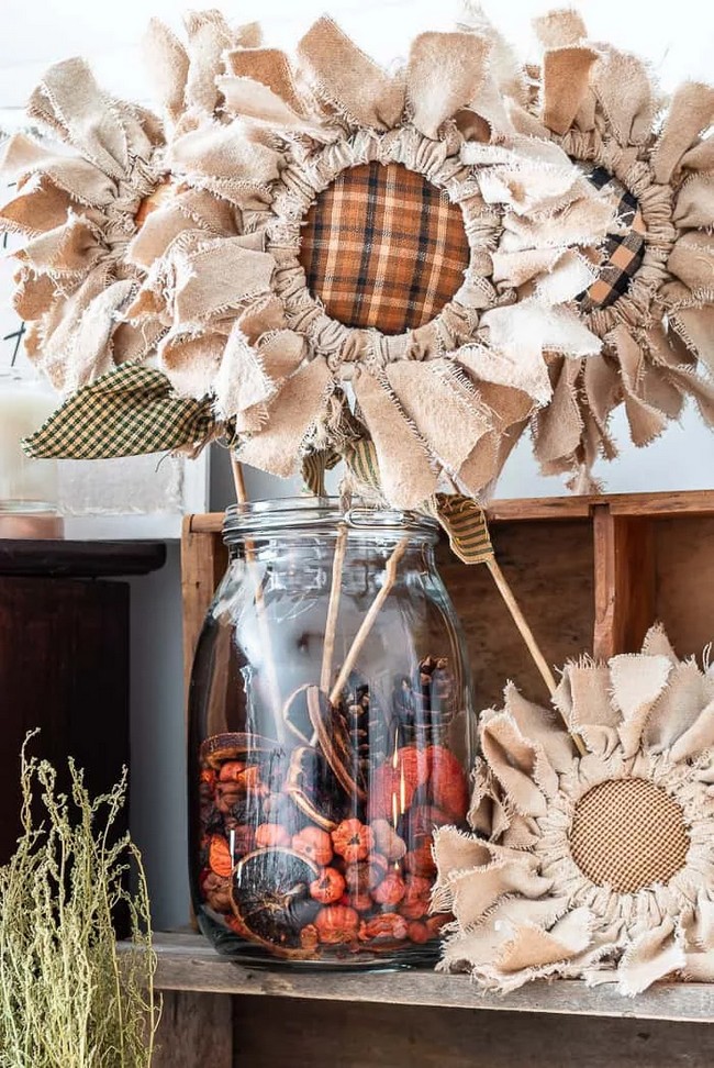 Fall Decorated Jars Three Ways