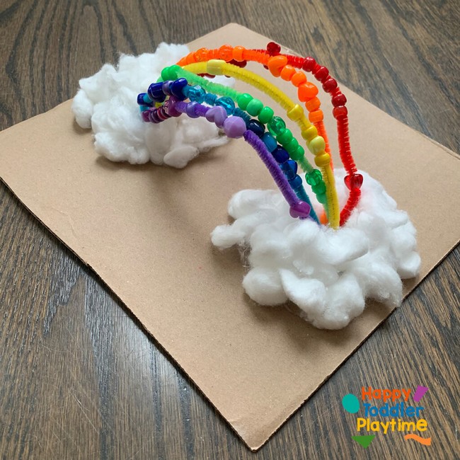 Pipe Cleaner Rainbow Craft For Kids