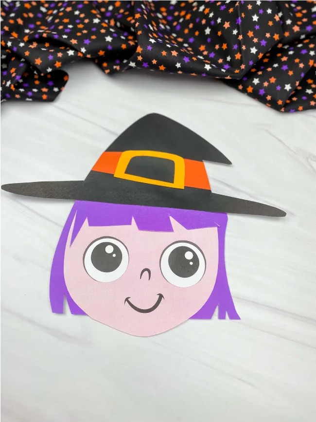 Witch Cut And Paste Craft For Kids