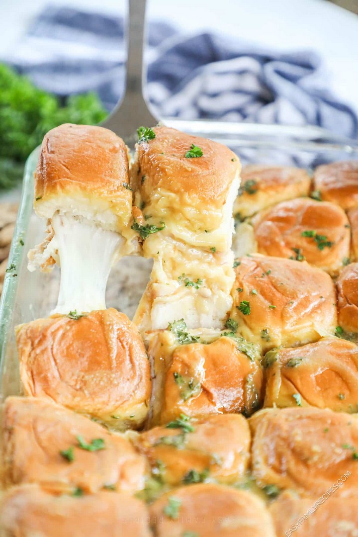 Baked Turkey Cheese Sliders