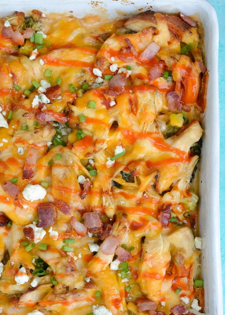 Buffalo Chicken Casserole