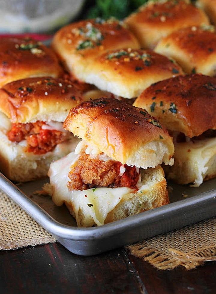 Easy Chicken Parmesan Sliders