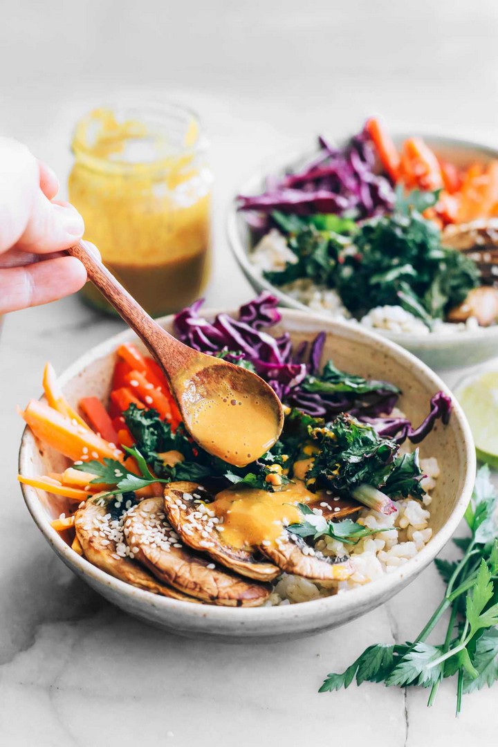 Healthy Vegan Bibimbap