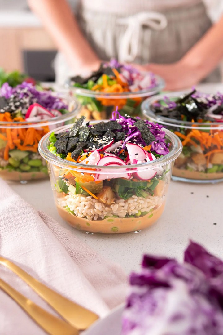 High-Protein Tofu Poke Bowl
