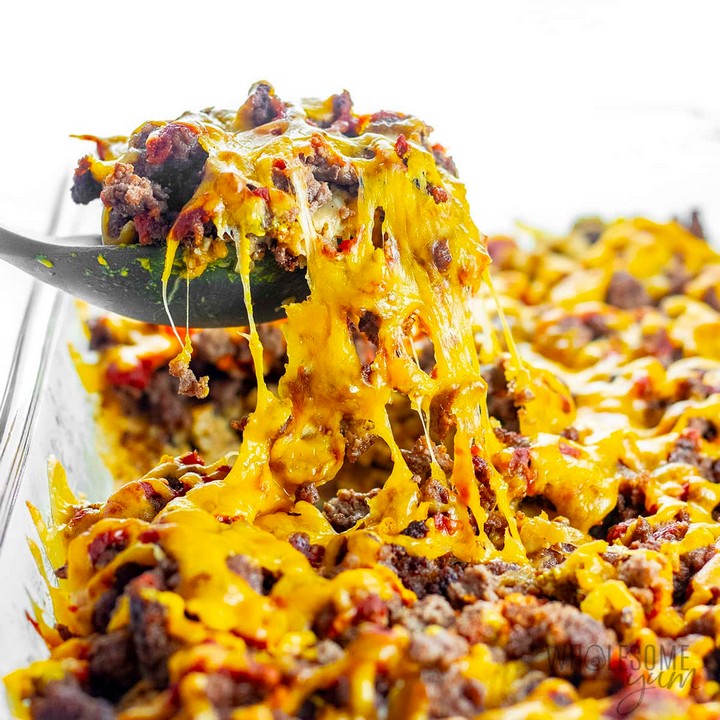 Keto Cheeseburger Casserole